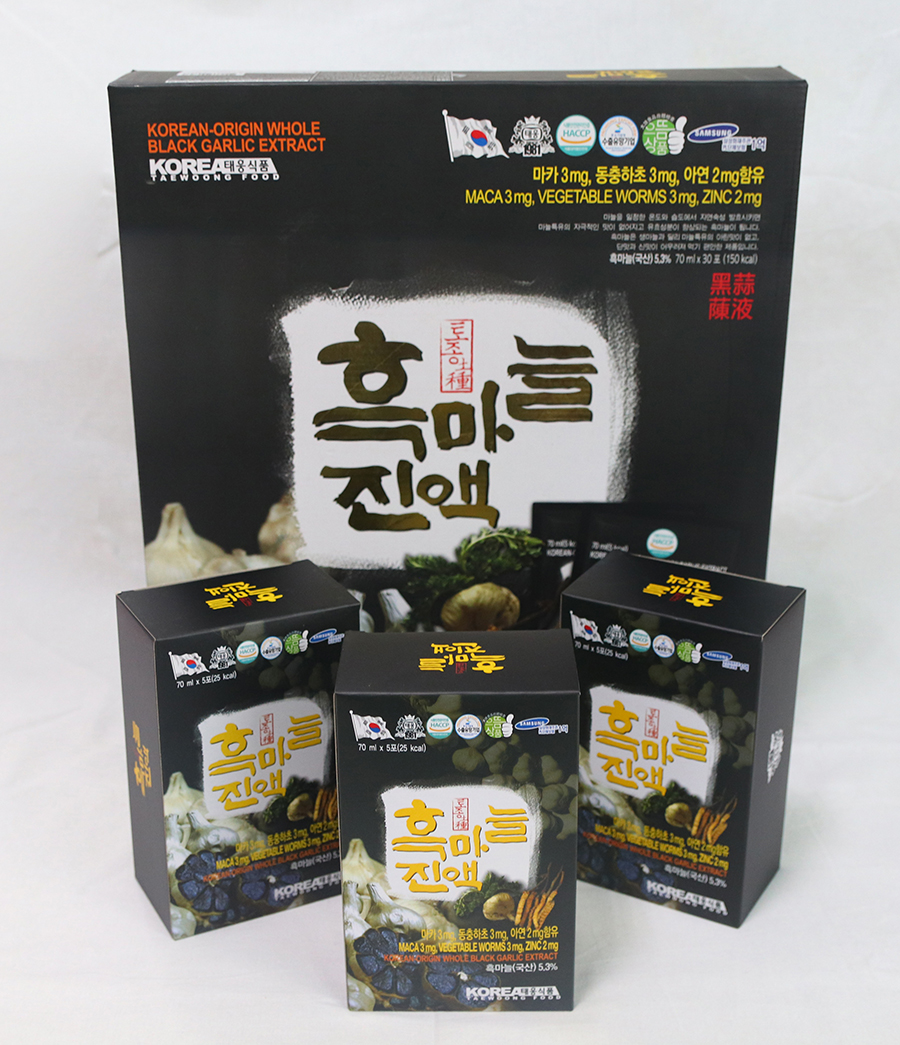 Tỏi đen chiết xuất 70mlx30 gói Taewoong Hàn quốc